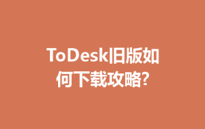 ToDesk旧版如何下载攻略?-ToDesk