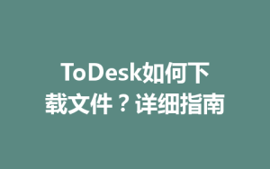 ToDesk如何下载文件？详细指南-ToDesk
